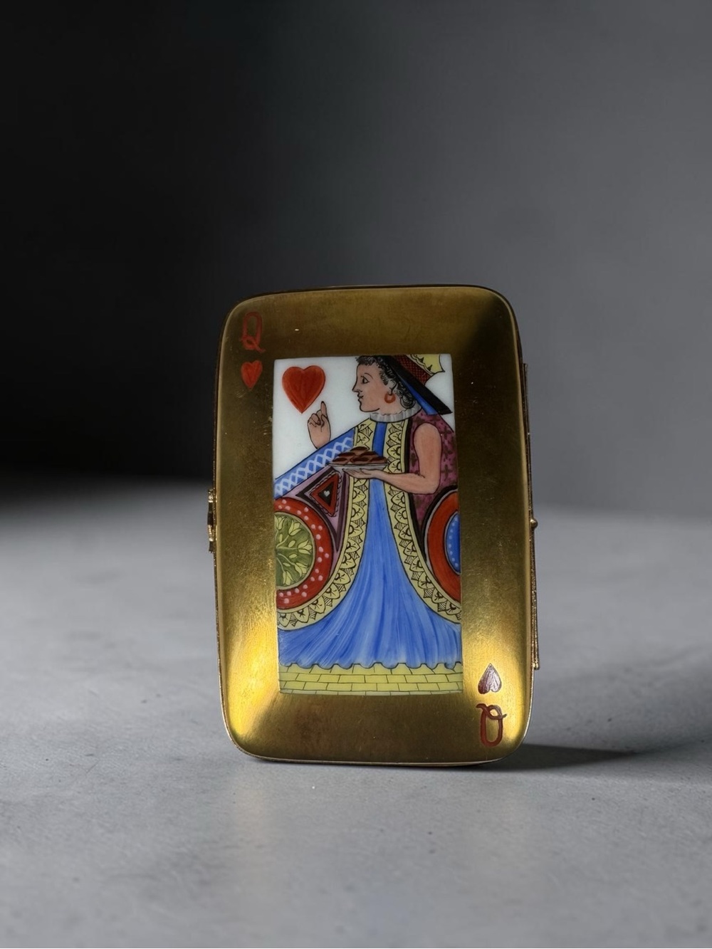 Tiffany & Co Private Stock Le Tallec Queen Hearts Limoges Trinket Box
